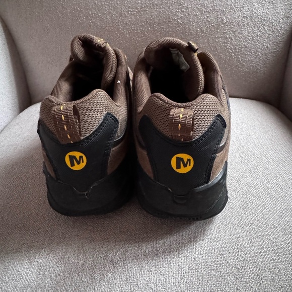 Merrell Brown Leather Hiking Shoes Men Size 12 *read Description* - Picture 4 of 7